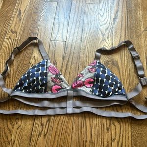 Maaji Louisville Bikes Triangle Bikini Top Size L. Used, excellent condition